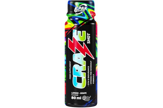 6Pak Craze shot 80 ml