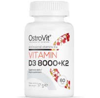 Vitamin D3 8000 IU + K2 60tab