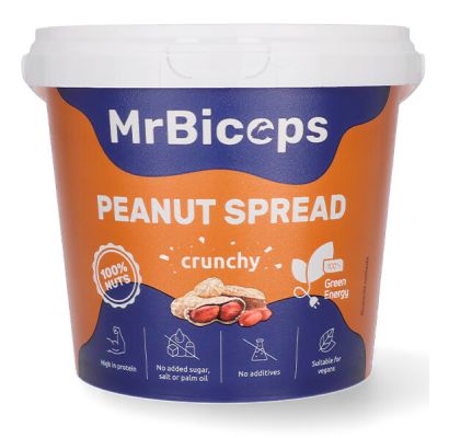 MrBiceps Peanut Spread 1000g Crunchy