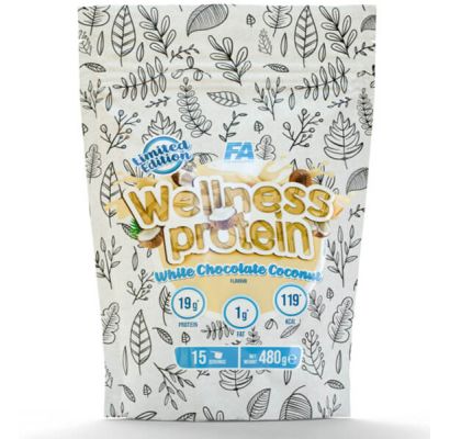 Wellness Protein 480g White chocolate - coconut