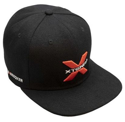 Xtend Cap Black Red Logo